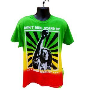 Bob Marley Stand Up Reggae rock Tie Dye Official T-Shirt , Size Large